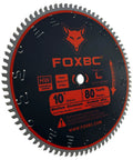 10-Inch 80-Tooth TCG Saw Blade for Aluminum, Non-Ferrous Metal and Plastic with 0.094-Inch Kerf, Five-Eighth-Inch Arbor