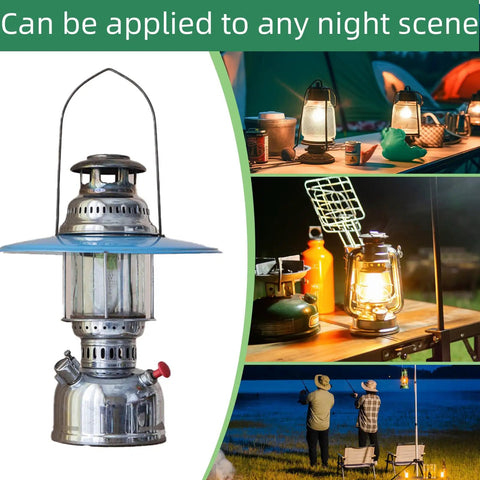 10 Pack U Shaped Lantern Mantles for Propane Lamps in outdoor camping scenes