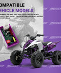 4 Pin DC CDI Ignition Module Replacement for ATV Dirt Bike Scooter and Go Kart with Dual DIP Switch and quad compatibility