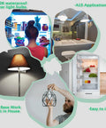 Collage featuring Brighten Your Fridge With No Fuss Install LED Refrigerator Light Bulb 4W 40 Watt Equivalent Waterproof Freezer