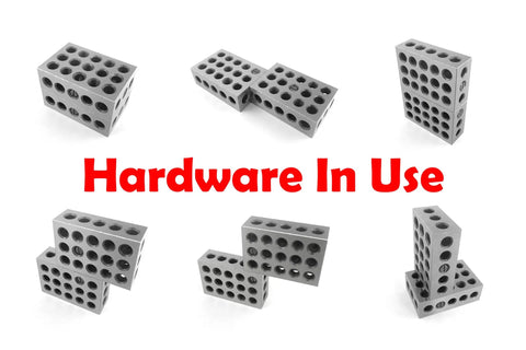 Top Shelf Machinist Block Hardware Kit With Heavy Duty Bolts Secure Lock Nuts And Sturdy Washers For Knockout Modular Fixture Builds And Bulletproof Workshop Grade Setup displayed in multiple angles.
