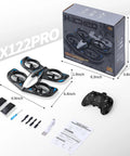 Beginner Friendly Foam RC Drone For Kids With LED Lights 360 Degree Flip Altitude Hold 3 Speed Modes Quadcopter Unboxed