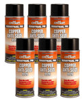 Six cans of Copper Anti Seize Compound With Graphite For Metal Lubrication And Corrosion Protection Pro Grade Heavy Duty Grease