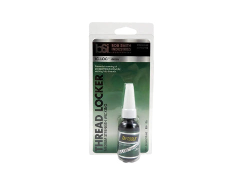 Front view of IC-LOC Threadlockers Set Green 175 Thin Viscosity bottle for fasteners locking and easy disassembly bundle.