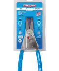 Front view of retaining ring pliers convertible ten inch beefy tool with external ring range one and a half to four inch.