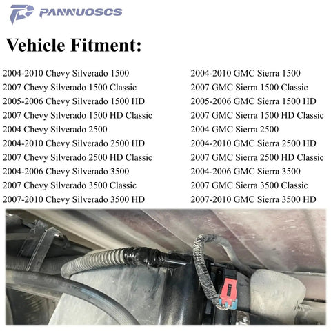 Evap Canister Vent Solenoid P0449 Compatible With 2004 2010 Chevy Silverado GMC Sierra 1500 2500 3500 HD Classic Purge Valve; fitment list visible