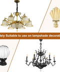Gold Tone Crystal Lamp Finial Cap For Lampshade Harp Top One Quarter Twenty Seven Thread Heavy Duty Metal Knob with chandelier and finial designs.