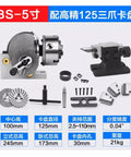 Heavy Duty Universal Dividing Head For CNC Routers And Milling Tables Featuring Hella Tough Indexing Chucks Plus Sweet Rotary Axis Controls, showing a sturdy mechanical design with accessories.