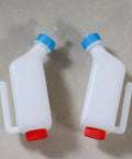 Two Heavy Duty Lamb Feeding Bottles With Super Soft Nipple For Chill Weaning And Straight Up Nutrition Tracking Clutch