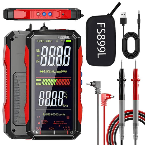 USB Rechargeable Digital Multimeter With Auto Display For Home And Pro Grade Industrial Electrical Troubleshooting, Upgraded 2026 Model