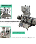 Heavy Duty Automatic Paste Filling Machine With Integrated Conveyor Belt And Dual Piston Nozzles 50L Hopper, features stainless steel design.