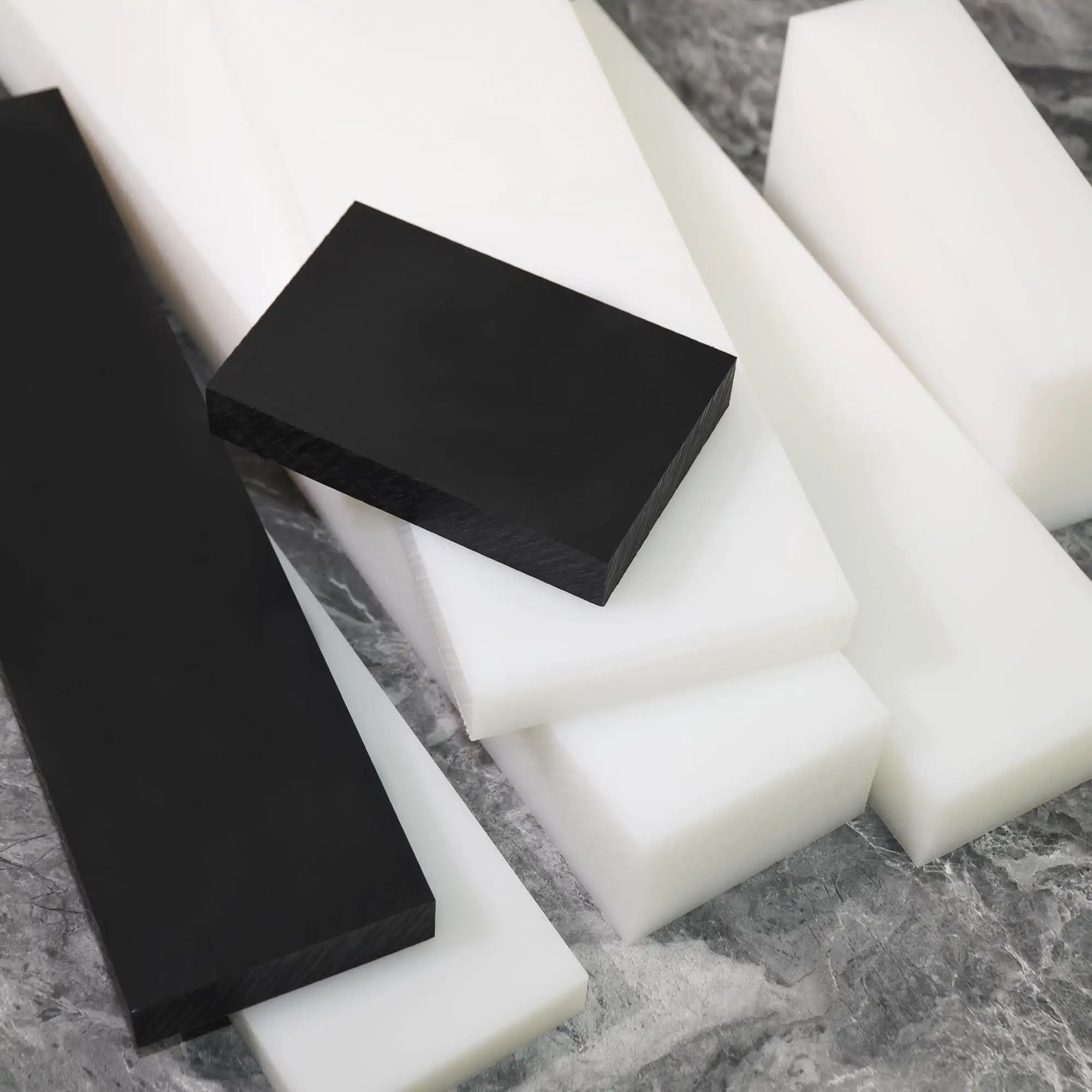 Two Pack HDPE Tapping Block for Machining & DIY