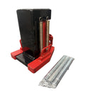 Heavy Duty Hydraulic Toe Jack Pumps Out Beefy 40 Ton Top Lifting Power And A Rock Solid 20 Ton Toe Pull With Snappy Six Inch Stroke.