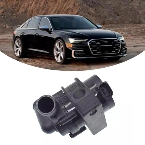 High Performance 7L0965561D Electric Coolant Water Pump For Sedans. Keeps Engine Cool In Extreme Heat Or Cold Up To 120 Degrees F. Essential Auto Repair Part For Reliable Summer And Winter Driving. Top Quality Direct Replacement.