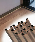 Wood Grain Cable Shield Cord Cover And Wire Management Raceways For Shop Or Factory in 79 inch length on wooden floor