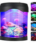 Jellyfish Lamps Chill LED Color Changing Mood Light For Living Room Bedroom Desk Ocean Aquarium Night Light With Realistic Floating Jellyfish