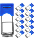 100 Pcs Spring Clips Snap Downlight Mounts For Garage Fixtures LED Strip Light Accessories Blue