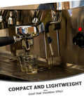 Espresso machine with Rubber Steam Pipe Sleeve Insulation For Hot Water Line Handle In Espresso Machines Easy Install Kit