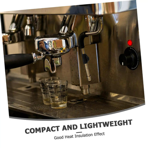 Espresso machine with Rubber Steam Pipe Sleeve Insulation For Hot Water Line Handle In Espresso Machines Easy Install Kit