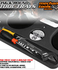 Close-up of Rolling Knee Creeper with 360 Degree Swivel Castors and Built In Tool Tray for Home Garage Workshop and Auto Repair.