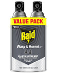 Straight Shooting Flying Insect Killer Spray For Wasps And Hornets With A Powerful Jet Stream Two 14 Oz Cans front view.