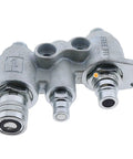 Front view of Hydraulic Control Valve 47447054 4BD4FF112 Aftermarket Replacement for CASE Loader, showing connection ports.