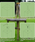 Instructions for installing Heavy Duty 1/4 Inch Thread Adjustable Furniture Levelers For Tables Chairs And Bar Stools Screw On Foot Glides.