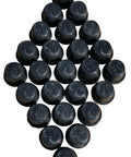 24 black 25 Pack Brake Bleeder Screw Caps And Grease Zerk Dust Covers arranged in a pyramid. Rubber caps keep dirt and moisture out of caliper bleeder screws and zerks.