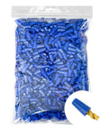 Pack of Blue Wire Cap Connectors Set 1000 Pcs Fast, Solder-Free Electrical Wiring, Screw-On Spring-Loaded Wire Caps For AWG 22-14