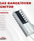 Plug And Play Gas Range Oven Igniter Replacement for Common Gas Ovens with Ceramic and Stainless Steel Cover