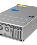 Heavy Hitter 24 Bay External Das Raid Enclosure With Sff 8644 Slot and 12Gbps Raid Card showing back view with dual fans.