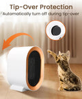 Indoor Space Heater With Dual 1200W And 800W Modes Portable Desk Heater For Office Or Home Ceramic PTC Heating Delivers Quick Heat