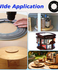 Six Pack 8 Inch Lazy Susan Bearings Heavy Duty Turntable Plate Five Sixteenths Inch Thick Swivel for tables and shelves