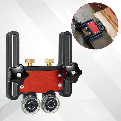 Double Wheel Bearing Stock Roller For Featherboards On Table Saws Router Tables And Band Saws Jig Guide Pro Grade Aluminum Alloy