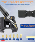 Dope All-In-One 21 In 1 3D Printer Smoothing And Finishing Tool Kit with 80W LED Soldering Iron and Heatset Tips