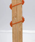 Heavy Duty Mining Shore Clamp for Shoring and Stabilization Up to 9000 Lbs at 10 Feet securing wooden beams.