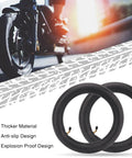 Two Pack 12.5x2.25 Inner Tubes Fits 12 To 12.5 Inch Tires For Pocket Bikes and Scooters shown with bike close-up