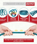 Beefed Up Half Inch Wide 82 Inch Drive Belt With Aramid Cord for Lawn Tractors showing durability and high tensile strength