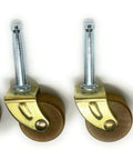 1 1/4 Inch Hardwood Furniture Casters Pack Of 4 For Vintage And Antique Pieces Ideal Replacement For Hoosier Cabinets