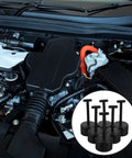 6 Piece Plastic T Handle Socket Wrench Set For Lamp Holder Ring Removal And Light Fixture Repair Tough As Nails Durable Design in engine compartment.