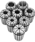 Rock Solid Er32 Collet Chuck Holder Set For Pro Milling Drilling And Boring Cnc Work showing ER32 collets arranged in a set.