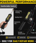 Detailed view of the 1300W Magnetic Induction Heating Kit With Swappable Coils showing ergonomic grip and cooling vent.