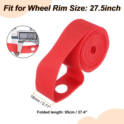 Four Pack 700C Rim Strips 18mm Nylon Rim Tape For Road Mountain And Hybrid Bikes, Lightweight Wheel Rim Tape Inner Tube Protector