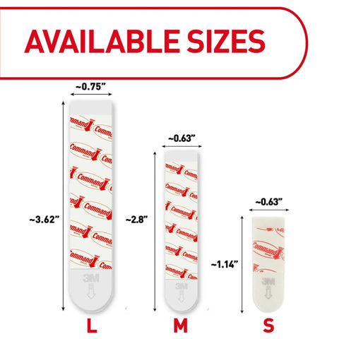 Zero Hassle Replacement Wall Strips For Hooks And Clips Damage Free Adhesive Tape That Sticks Tight Without Damaging Drywall Heavy Duty Multi Size For Shelves And Home Office Decor