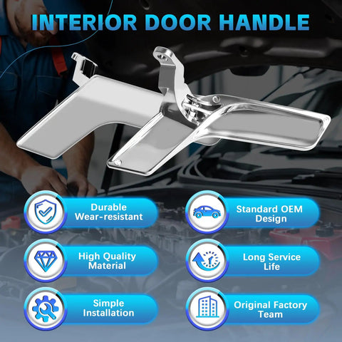 Mercedes Interior Door Handle Repair Kit Left Driver Side Replacement For C230 C250 C300 C350 C63 AMG GLK250 GLK350 2008 2015 feature icons