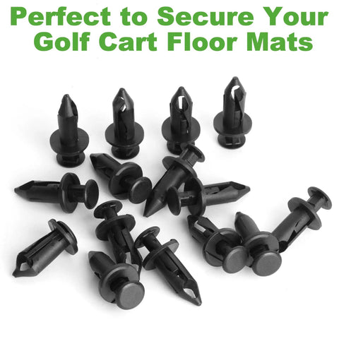 Gotta Have Golf Cart Floor Mat Push Rivets For Yamaha Models 2007 And Up OEM 90269-09003 Compatible Pack Of 15 Secure Fit