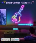 16.4ft RGBIC LED Neon Rope Lights With Music Sync Dope Color Changing Rope Lights For Bedroom And Gaming Room Works With Alexa