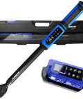 Digital Torque Wrench Half Inch Drive 3.8 to 250.8 Ft-Lb 5 to 340 Nm Garage-Ready Electronic Torque Tool with LCD display