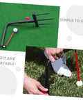 Golf Swing Trainer Kit For Posture Alignment And Arm Muscle Strength With A Smooth Consistent Swing Tempo on grass