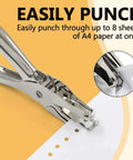 Two Pack One Eighth Inch Hole Puncher Mini Paper Punch Three Millimeter Circle Punch For Crafting Office Tags And DIY Cards